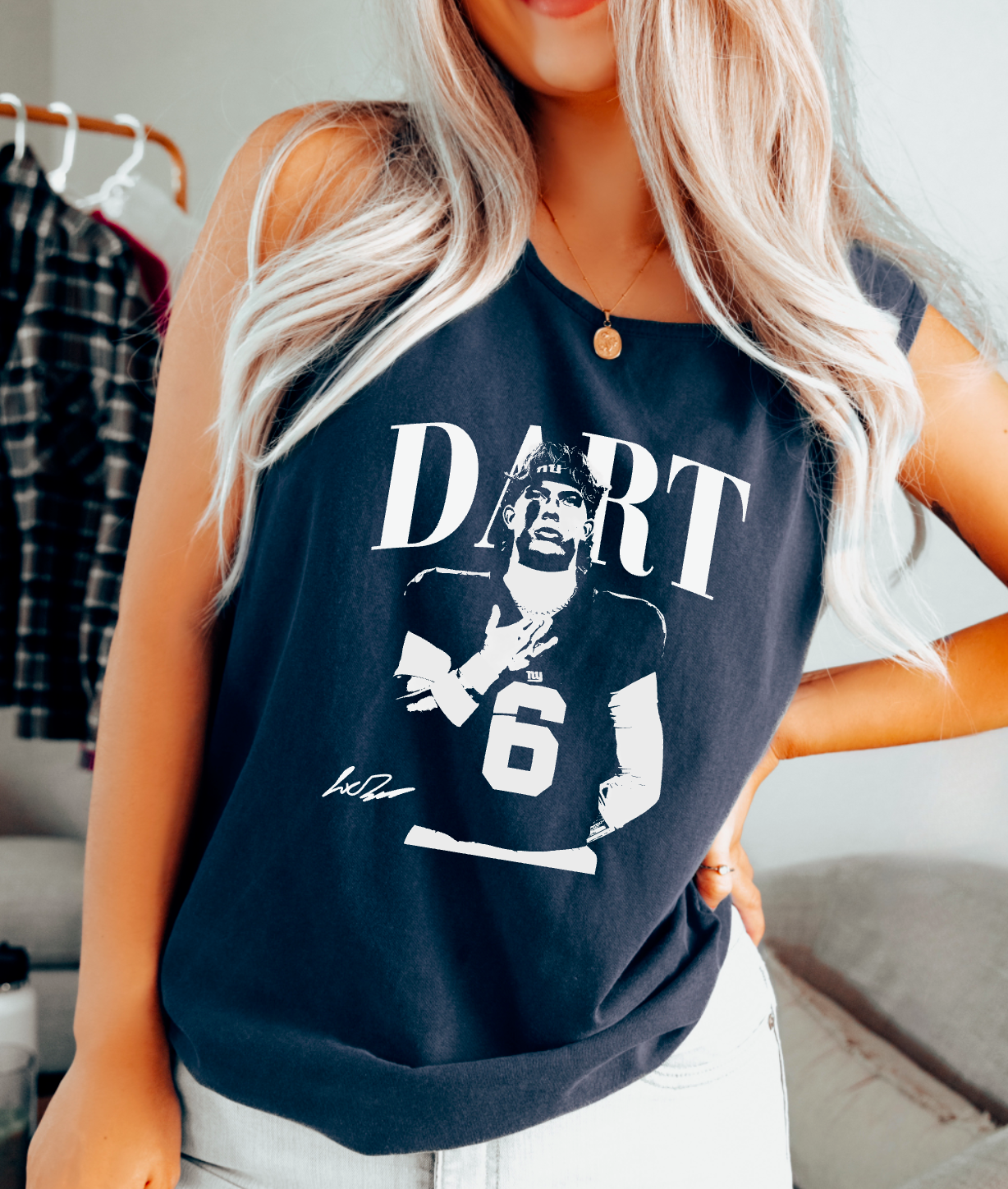 Jaxson Dart Football Graphic Tank Sports