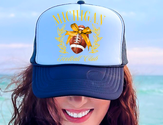 Michigan Wolverines Football Club Trucker Hat Game Day