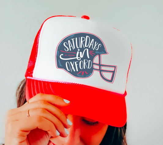 Saturdays In Oxford Baseball Cap Ole Miss Rebels