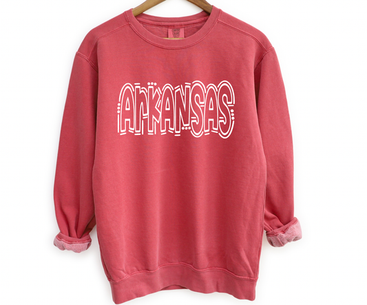 Arkansas Comfort Colors Sweatshirt