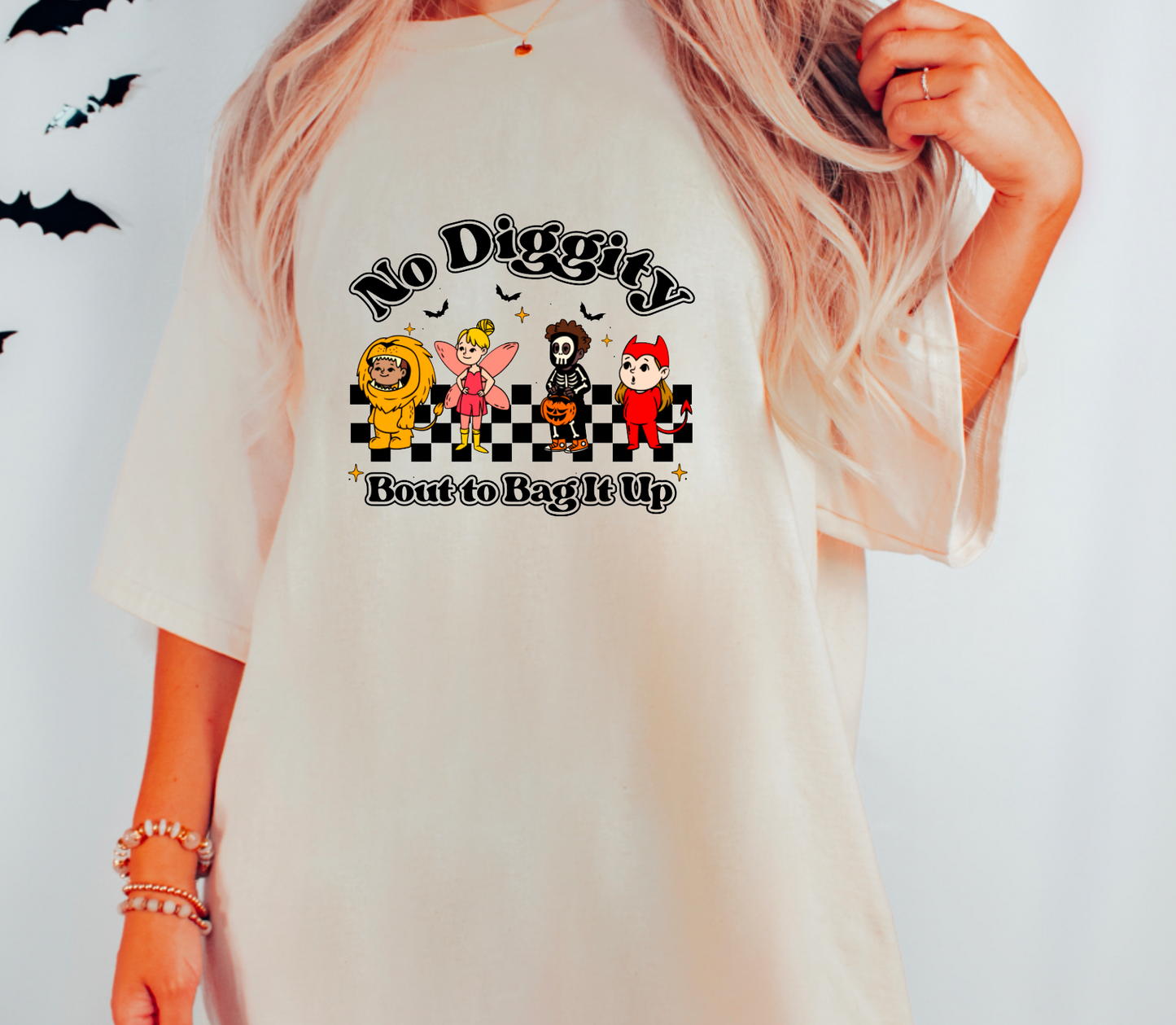 No Diggity Bout To Bag It Up Comfort Colors Tee Fall Tees