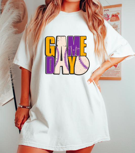 LSU Tigers Baseball Game Day Graphic Tee | Louisiana
