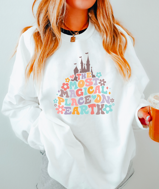 Most Magical Place On Earth Sweatshirt | Vacation | Summer