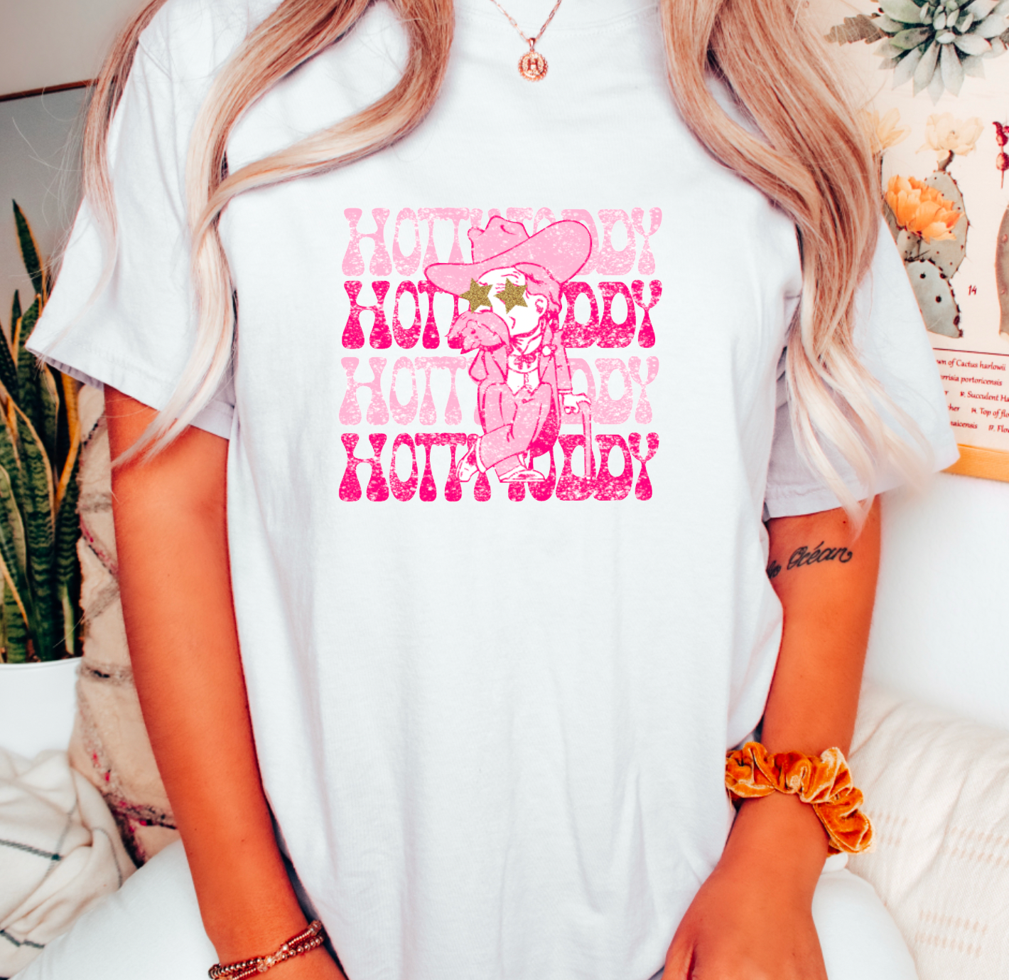 Pink Hotty Toddy Ole Miss Game Day Comfort Colors Tee