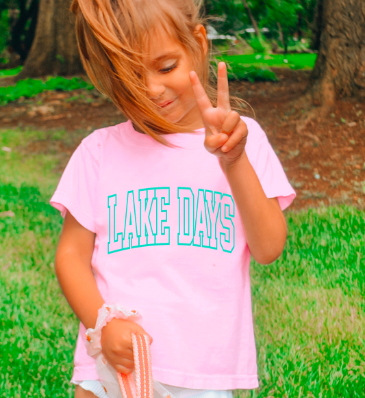 YOUTH Lake Days Graphic Tee Kids T-Shirt Summer Tee