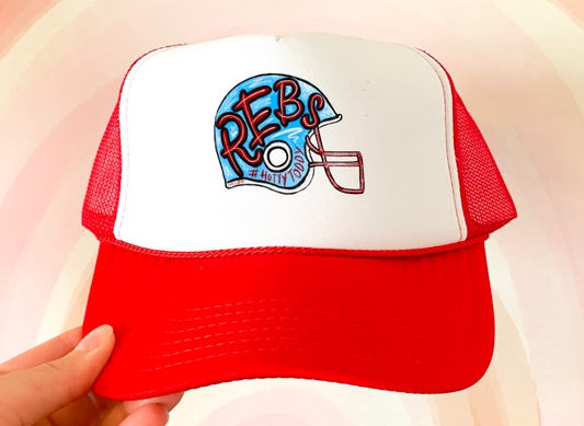 Hotty Toddy Helmet Trucker Hat