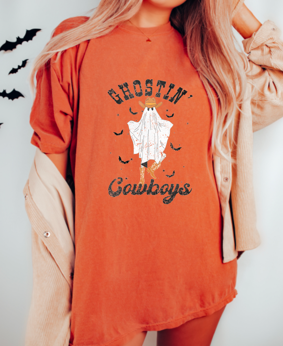 Ghostin Cowboys Graphic Tee Fall Tees
