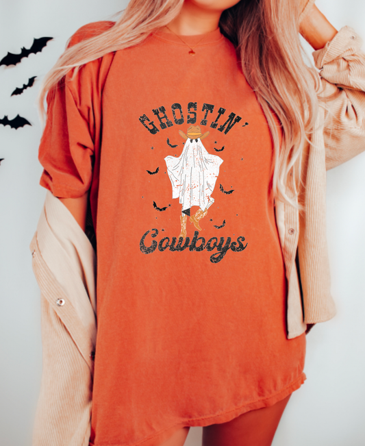 Ghostin Cowboys Graphic Tee Fall Tees