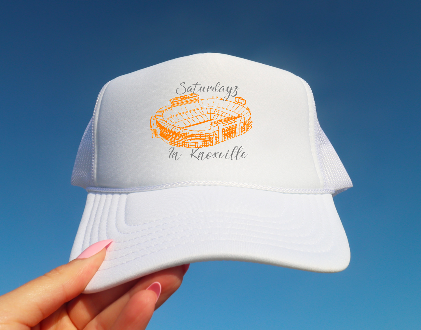 Saturdays In Knoxville Stadium Trucker Hat