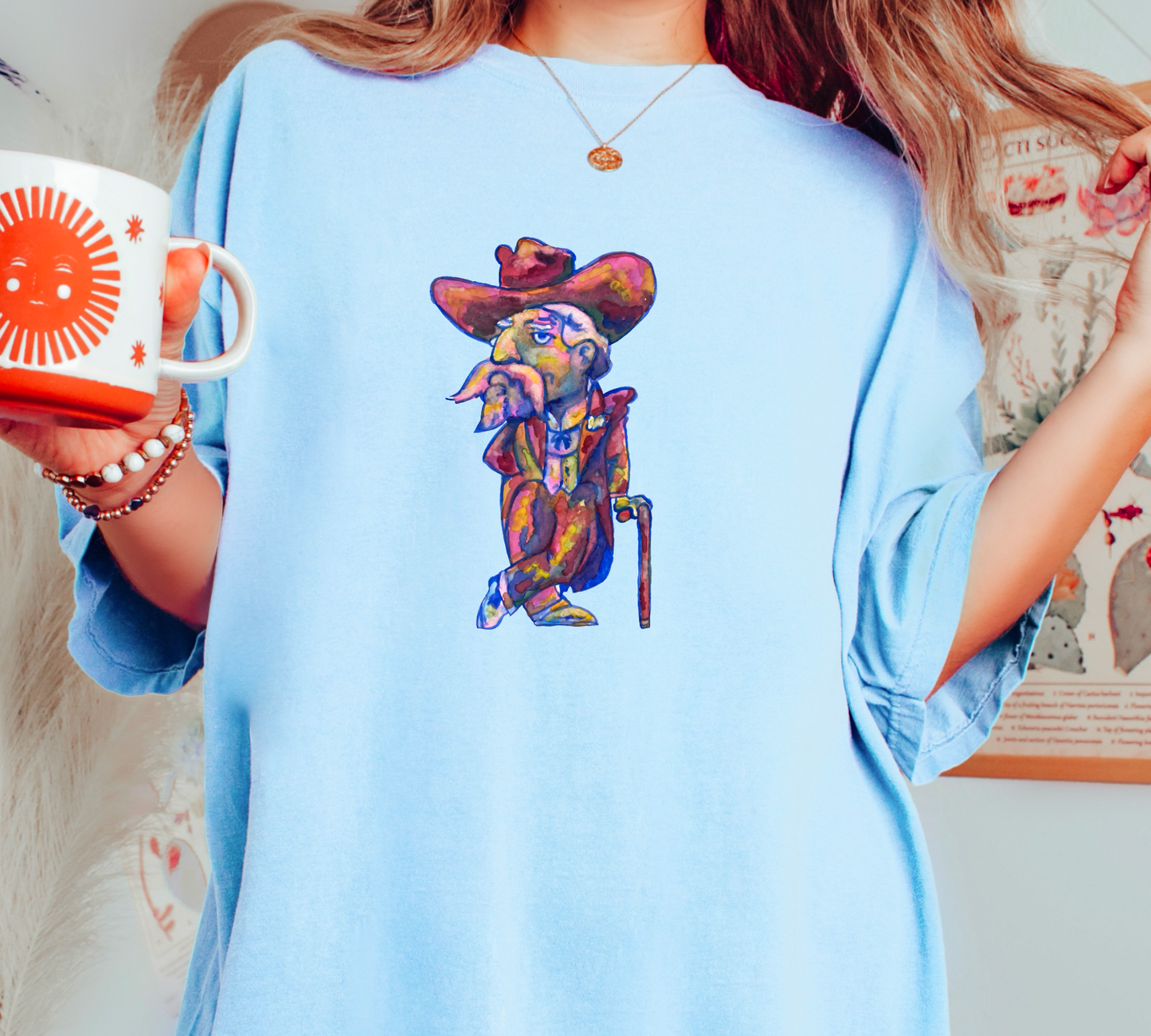 Watercolor Ole Miss Rebels Graphic Tee