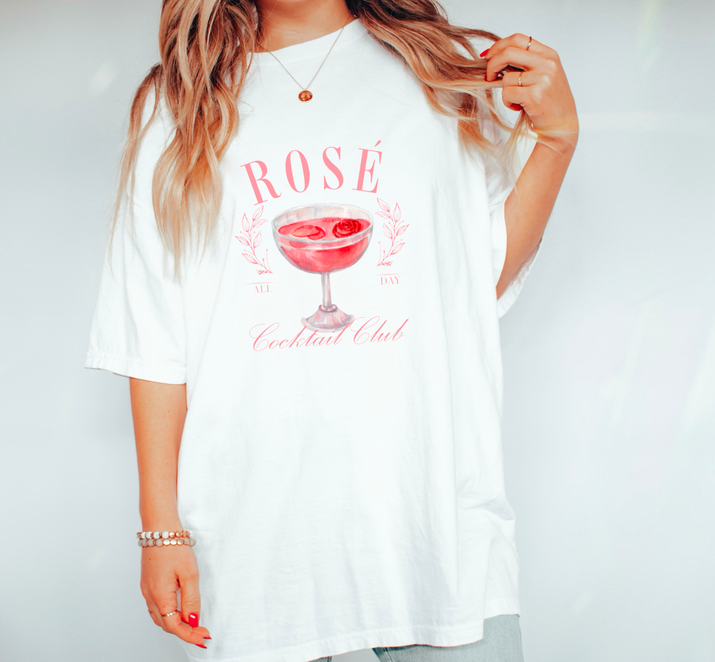 Rose Cocktail Club Gildan Tee