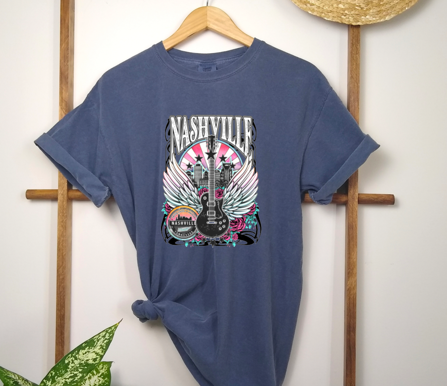 Nashville Tennessee Music City Graphic Tee