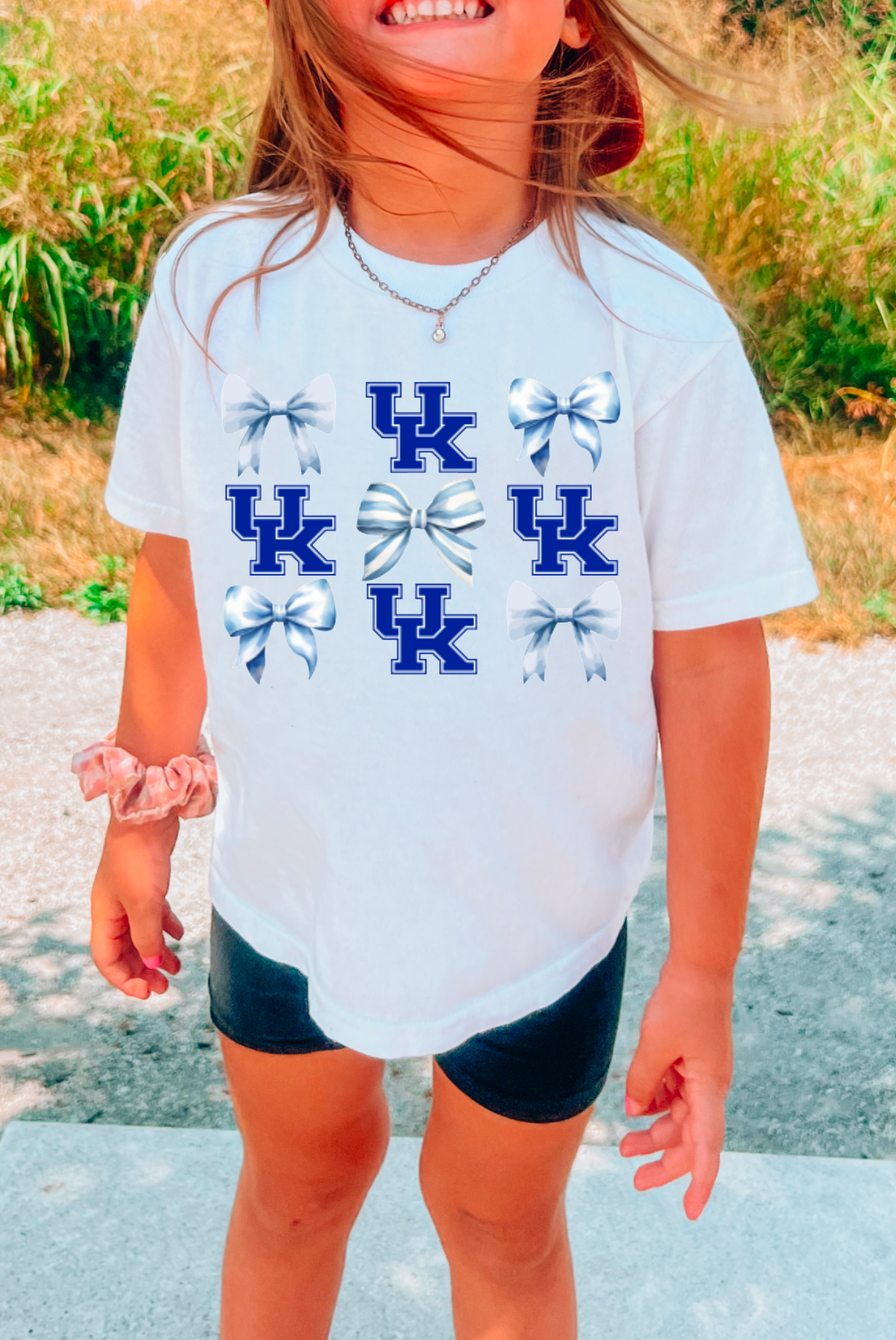 YOUTH Kentucky Wildcats Coquette Graphic Tee Football Kids