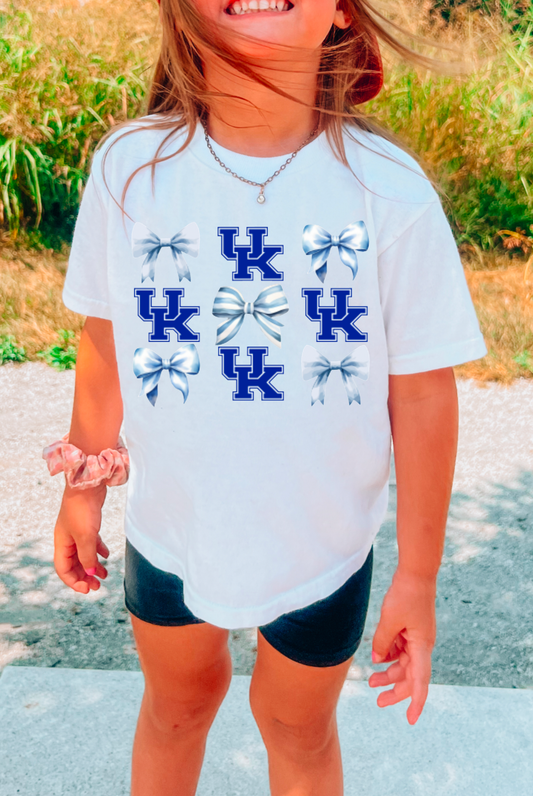 YOUTH Kentucky Wildcats Coquette Graphic Tee Football Kids