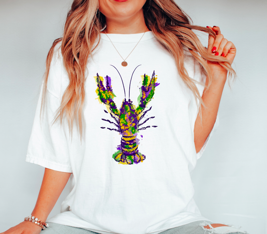 Mardi Gras Crawfish Gildan Tee