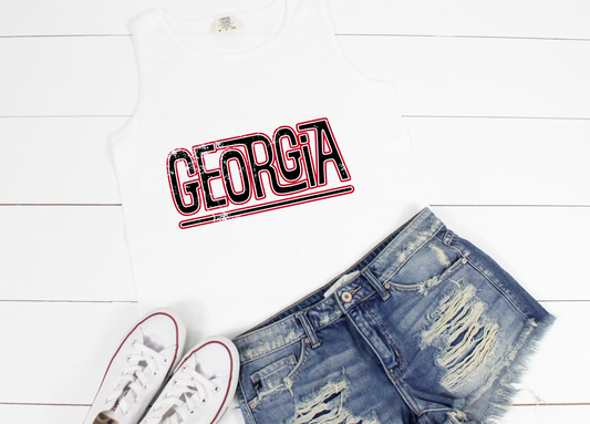 Georgia Comfort Colors Tank Top