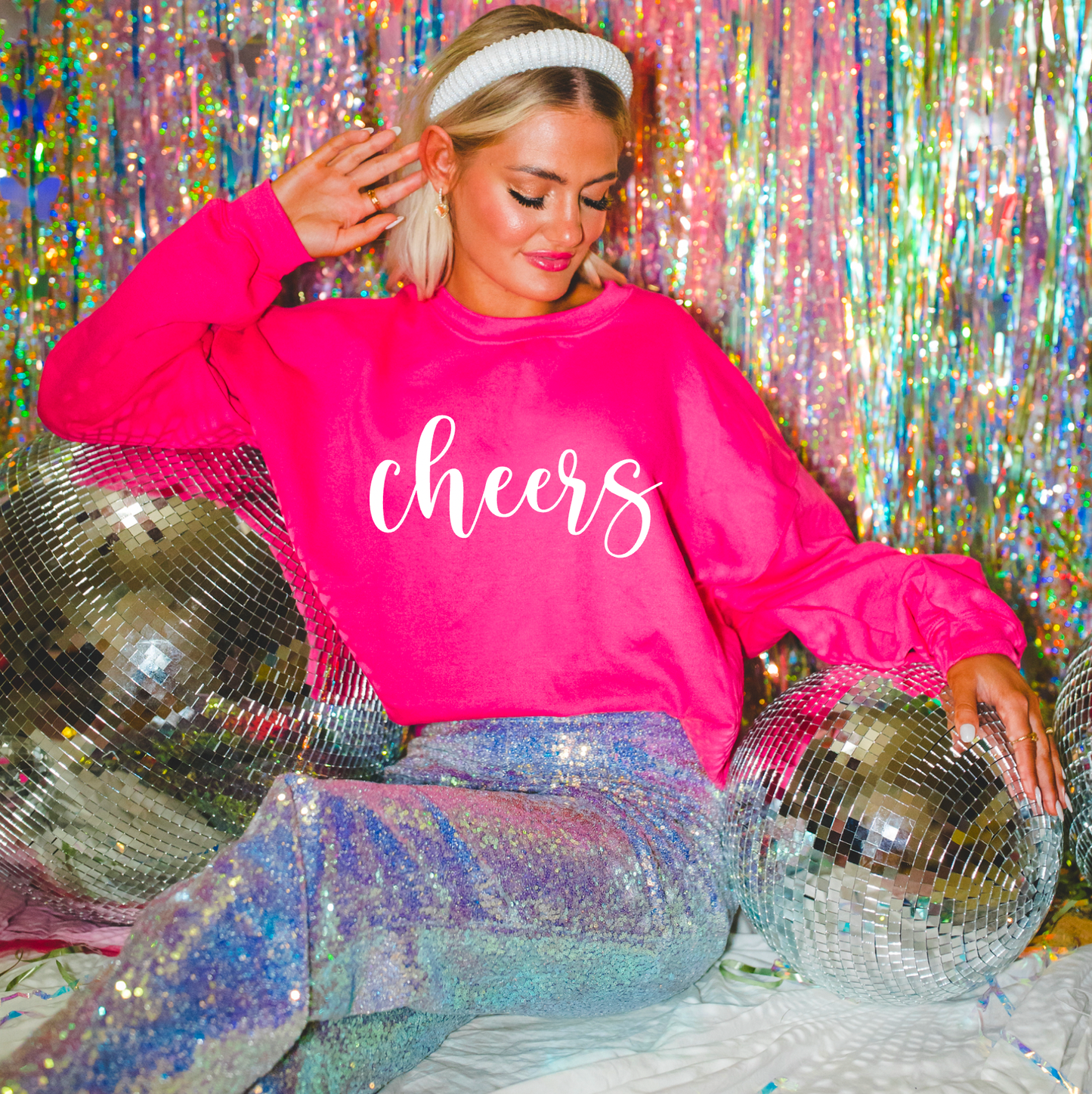 Cheers Gildan Sweatshirt New Years Tees