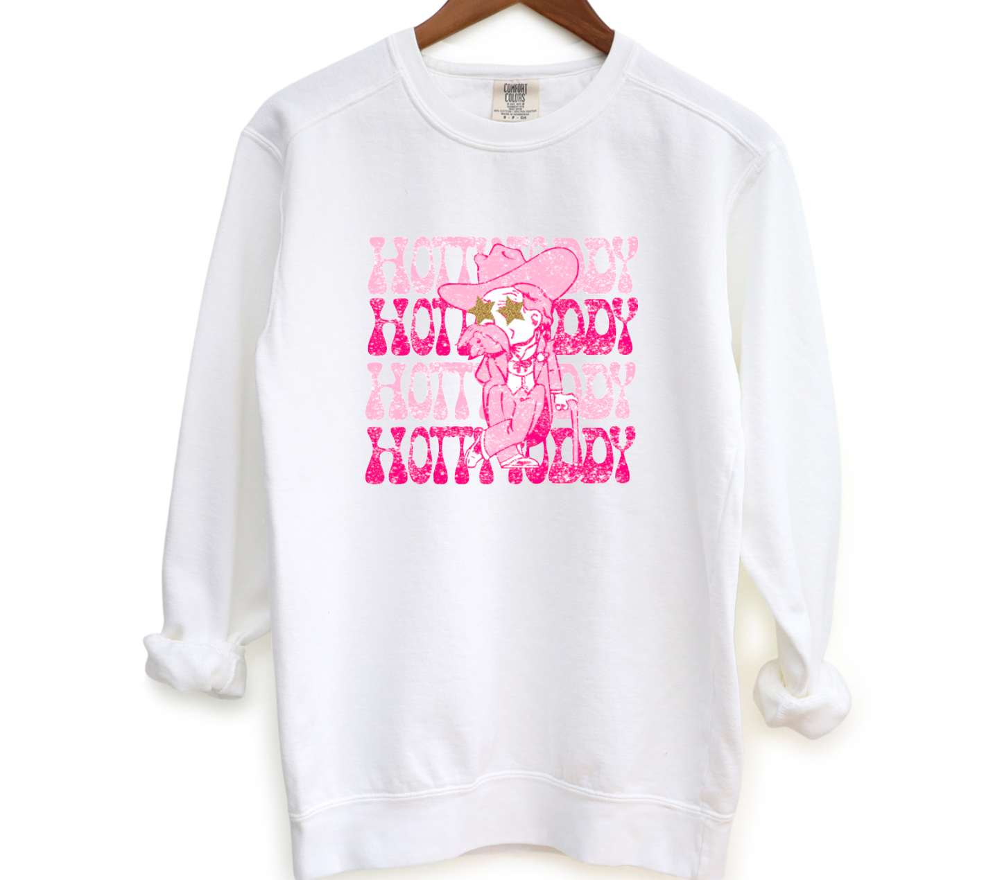 Pink Game Day Ole Miss Comfort Colors Sweatshirt