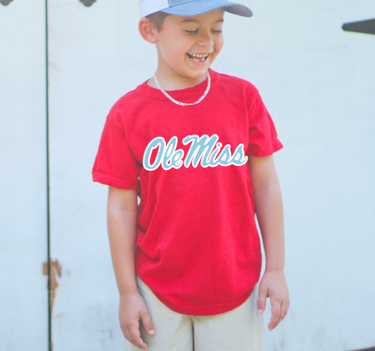 YOUTH Ole Miss Gildan T-Shirt