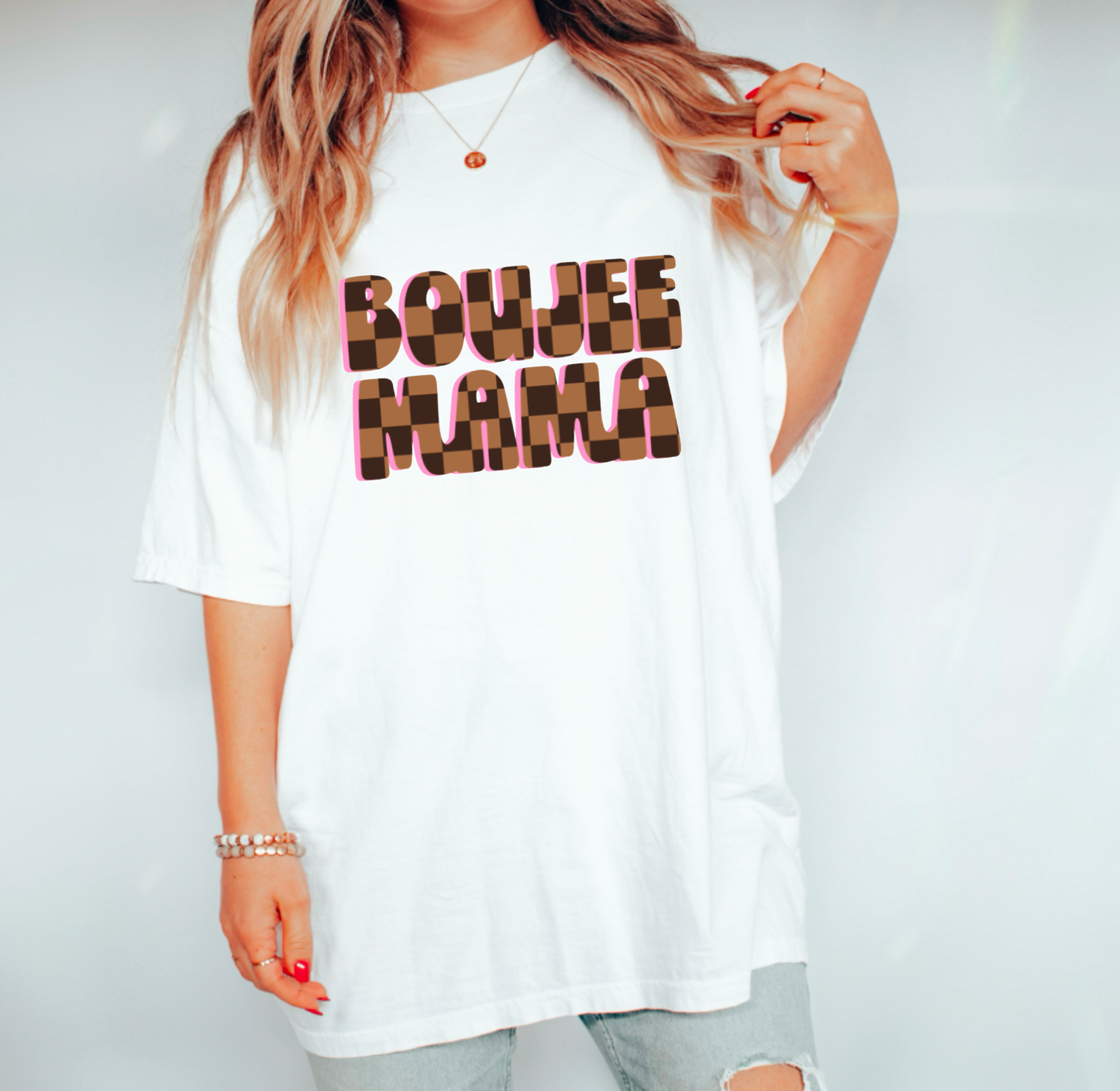 Preppy Boujee Mama Gildan Tee