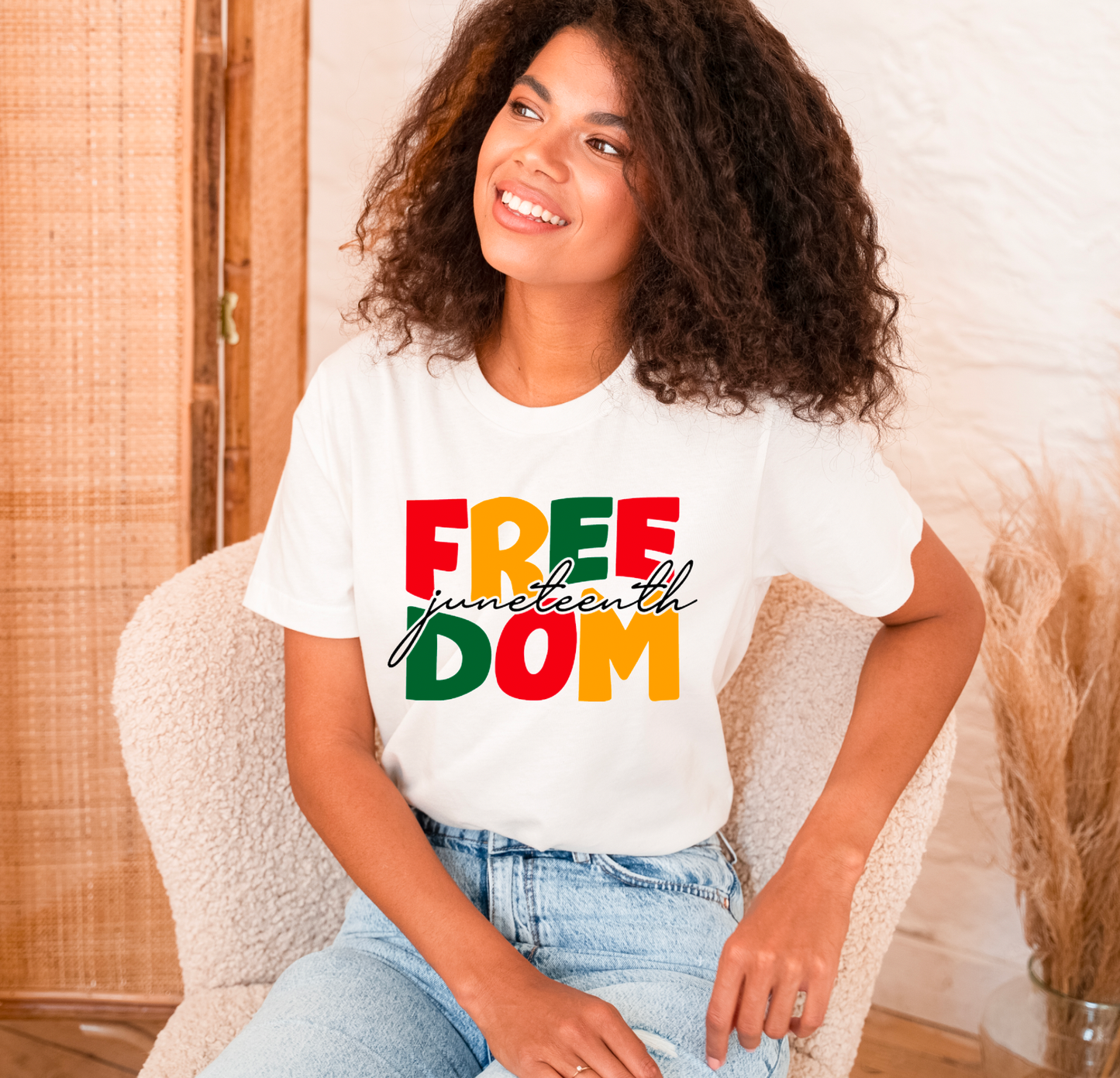 Retro Juneteenth Graphic Tee | Freedom