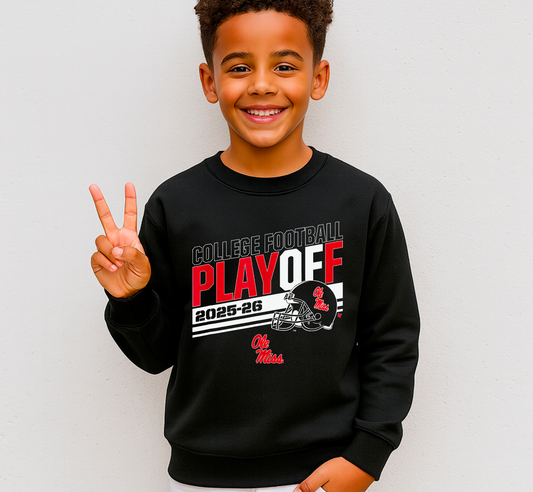 YOUTH Ole Miss College Football Playoff Sweatshirt  