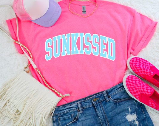 Sunkissed Graphic Tee Summer Women's T-Shirt