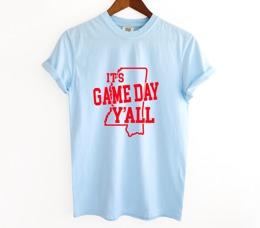It's Game Day Y'all Graphic Tee | Mississippi T-Shirts