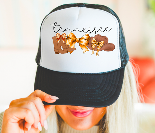 Coquette Tennessee Western Trucker Hat | Tennessee