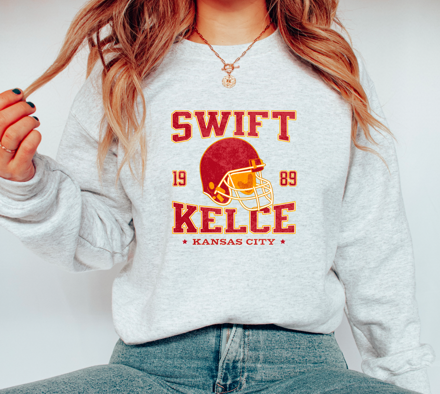 Taylor Swift Kelce Kansas City Gildan Sweatshirt