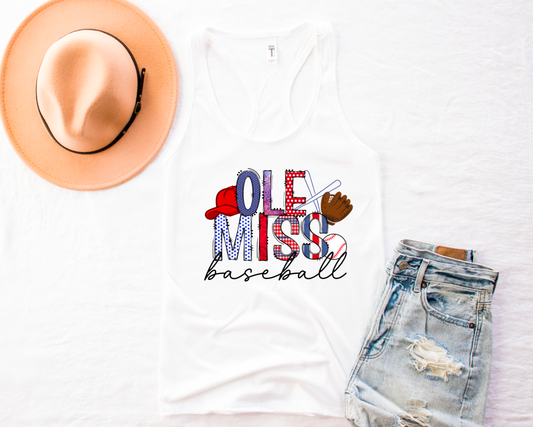 Ole Miss Baseball Tank