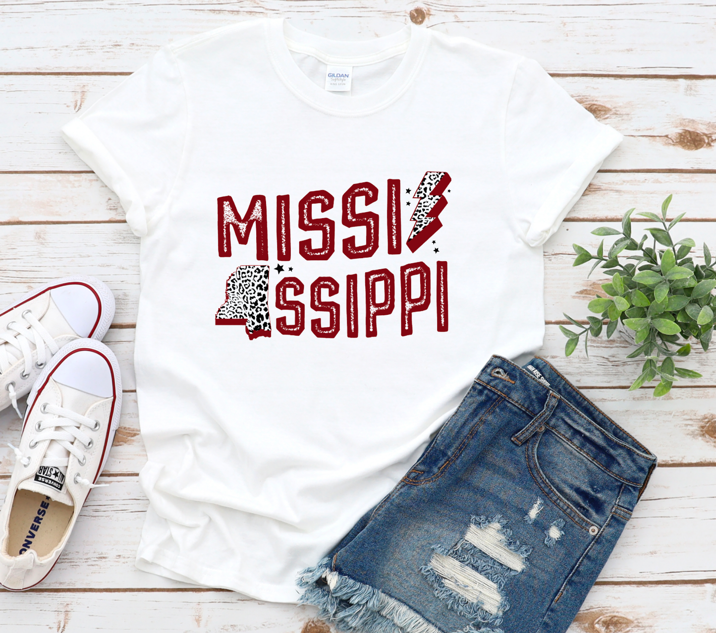 Mississippi Lightning Bolt Graphic Tee