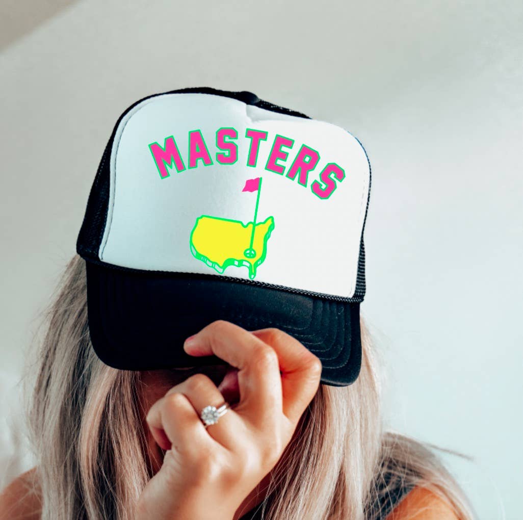 Preppy Masters Golf Tournament Trucker Hat Augusta Georgia 