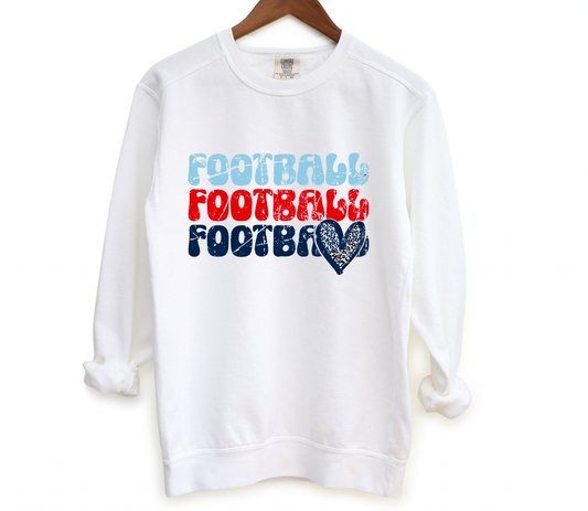 Ole Miss Football Comfort Colors Sweatshirt
