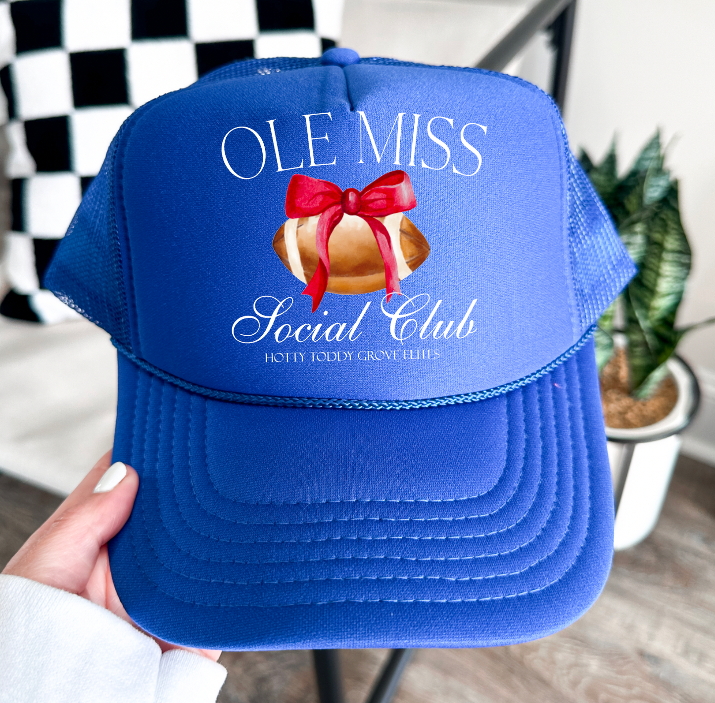 Ole Miss Social Club Trucker Hat Football Oxford Mississippi