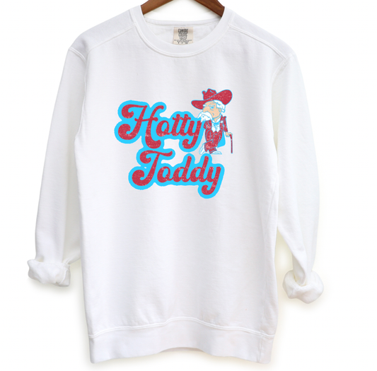 Powder Blue Hotty Toddy Comfort Colors Sweatshirt