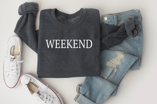 Weekend Gildan Sweatshirt Graphic Sweatshirts