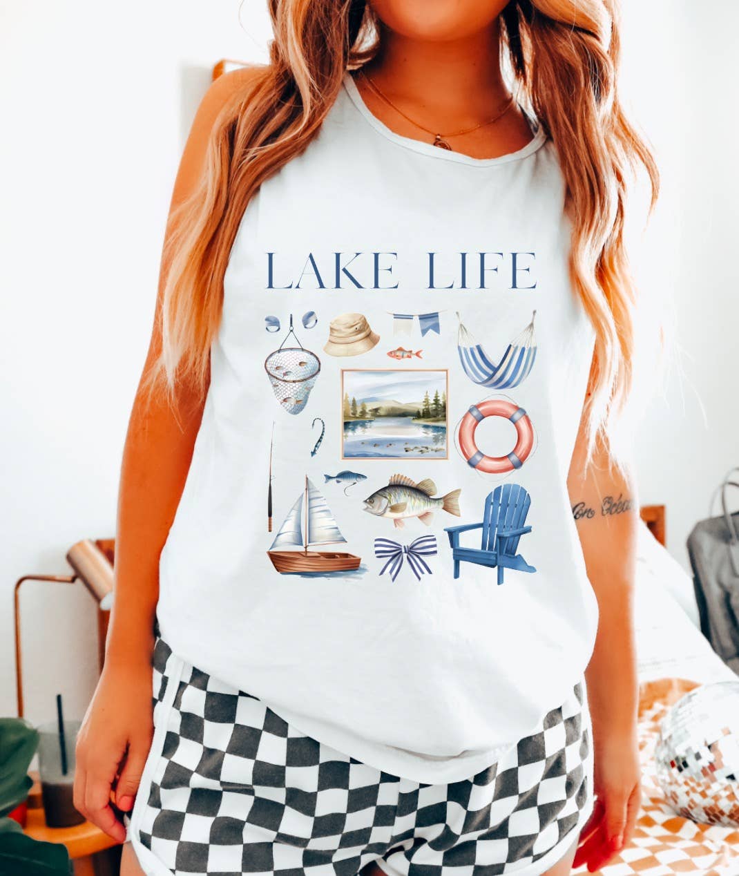 Lake Life Coquette Tank Summer 