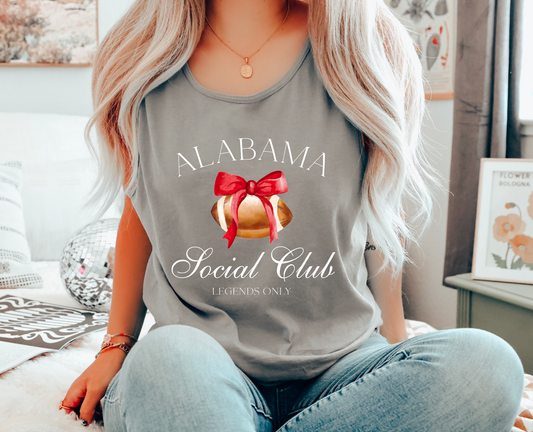 Alabama Social Club Coquette Tank Top Football 