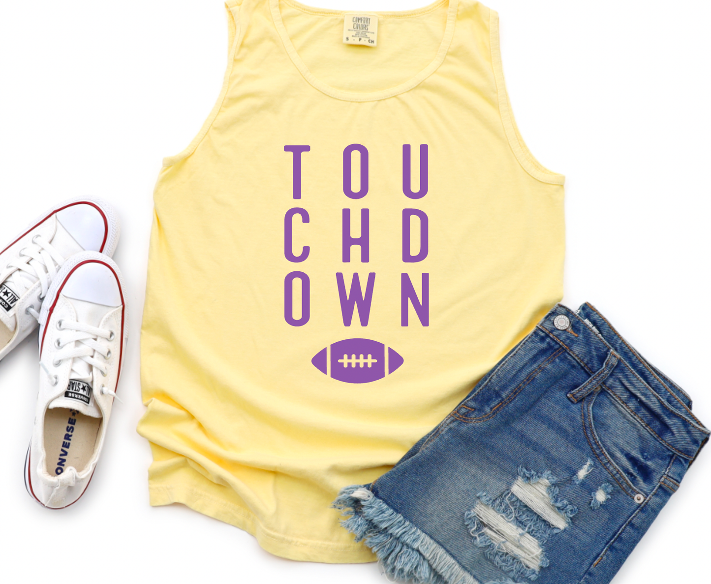 Louisiana Football Comfort Colors Tee