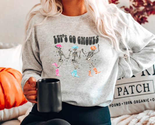 Let's Go Ghouls Gildan Sweatshirt Fall Sweatshirts