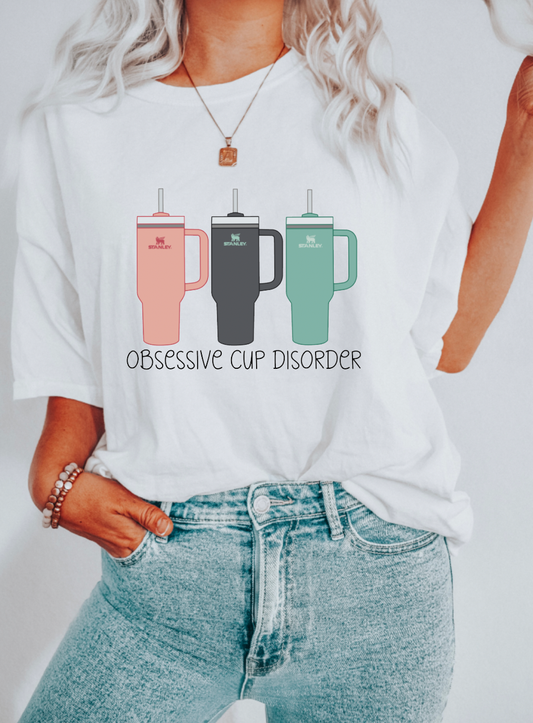 Obsessive Cup Disorder Comfort Colors Tee