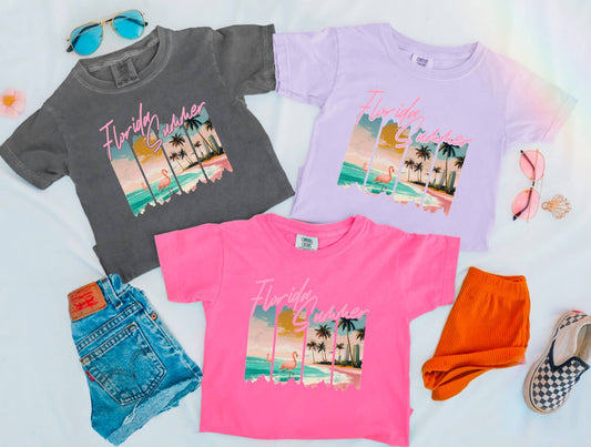 YOUTH Florida Summer Tee Beach Kids
