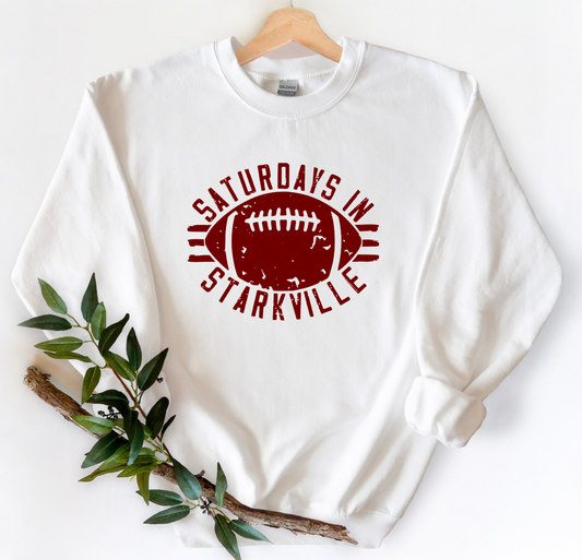Saturdays In Starkville Gildan Sweatshirt