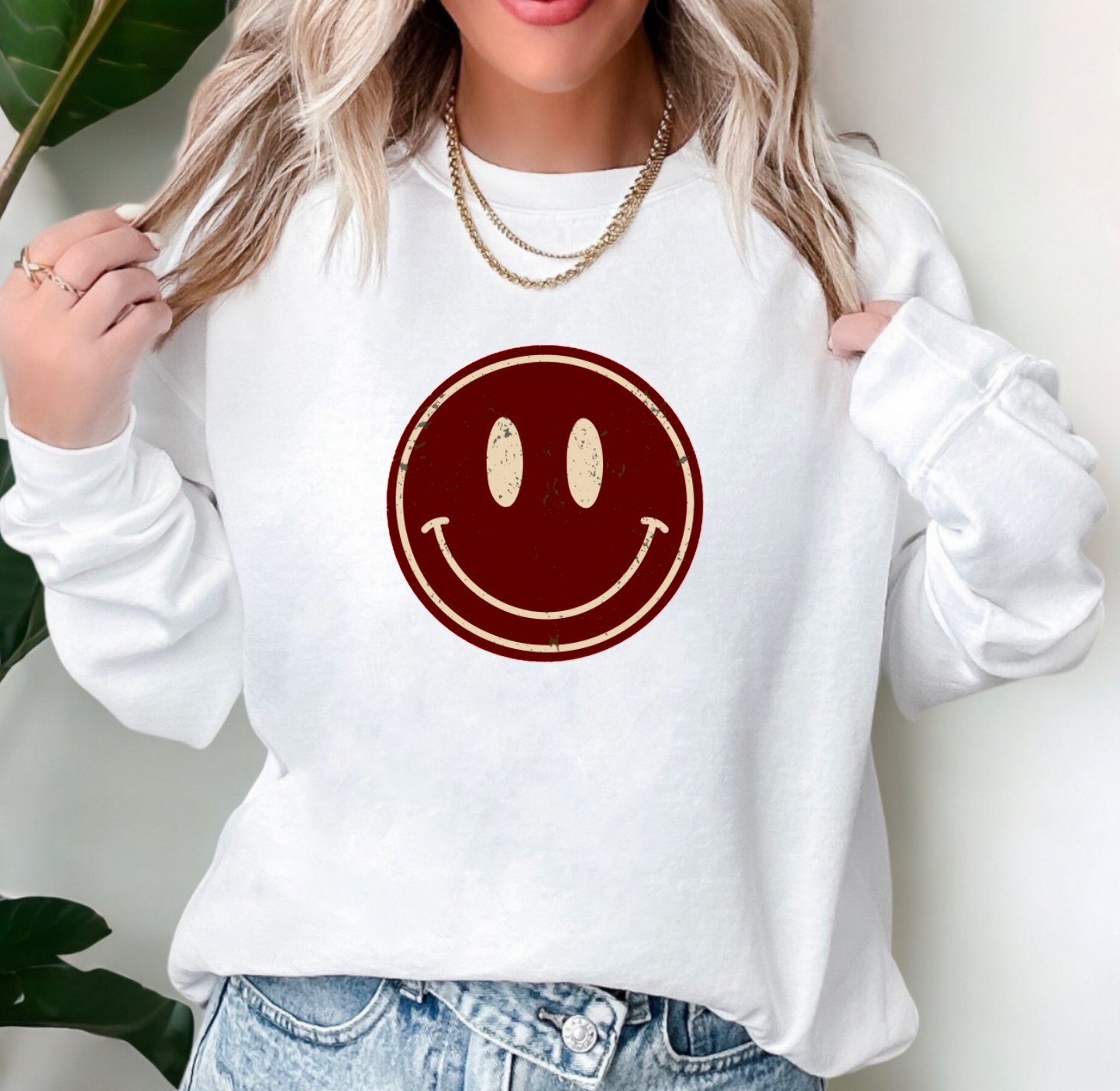 Mississippi Smiley Face Sweatshirt Football Tees