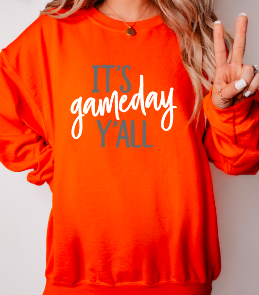It's Gameday Y'all Gildan Sweatshirt Tennessee Vols Tees