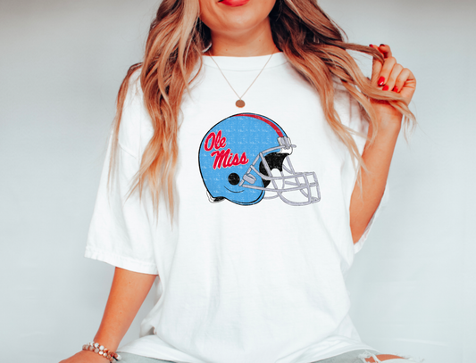Ole Miss Rebels Helmet Gildan Tee