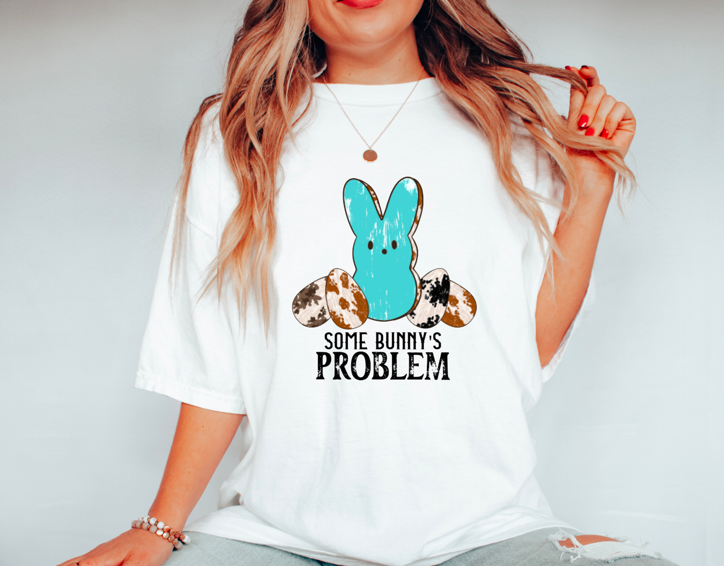 Some Bunny's Problem Gildan T-Shirt Easter Tees