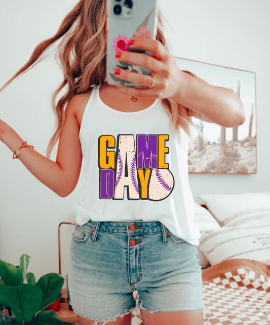 LSU Tigers Baseball Game Day Tank Top | Louisiana
