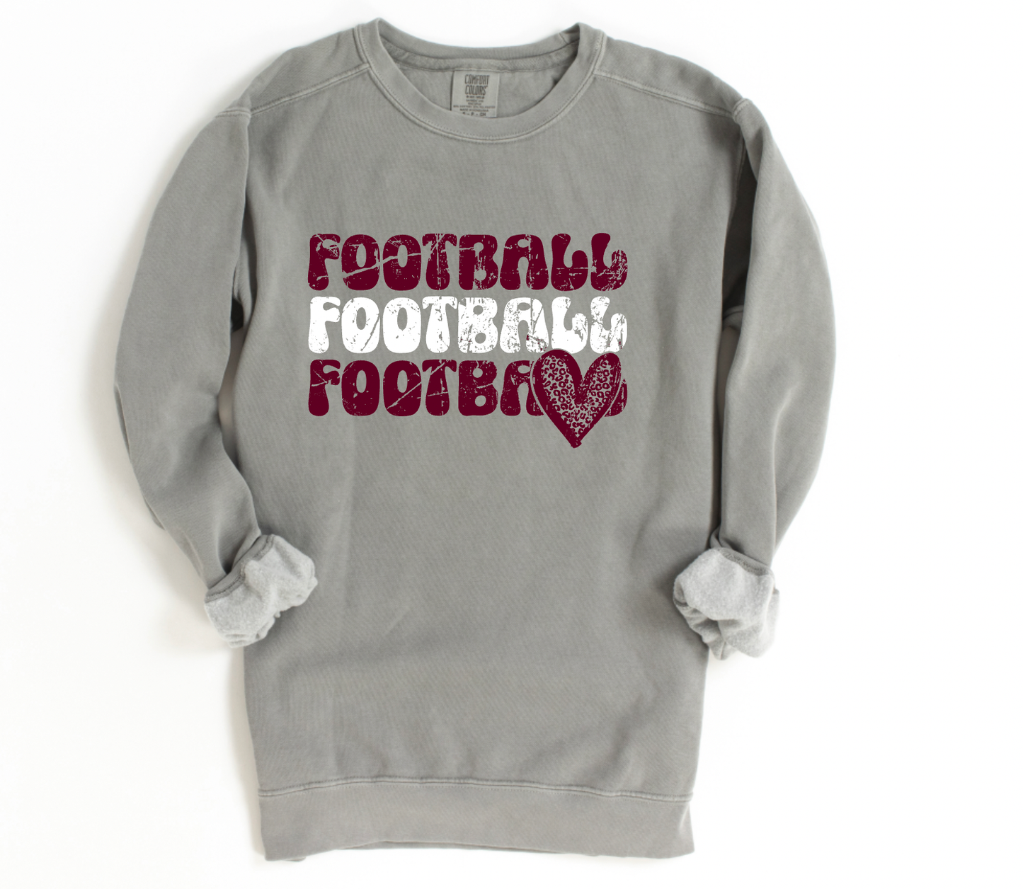 Football Comfort Colors Sweatshirt